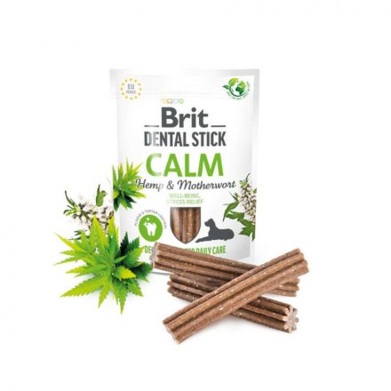 Brit Care Brit Care Dental Stick Calm with Hemp & Motherwort 7db 251g