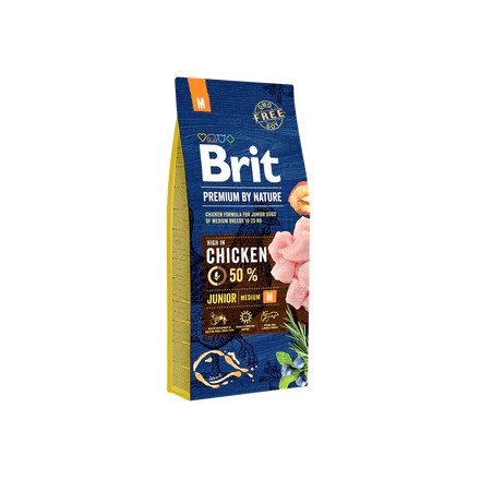 Brit Premium By Nature Junior Medium 15kg