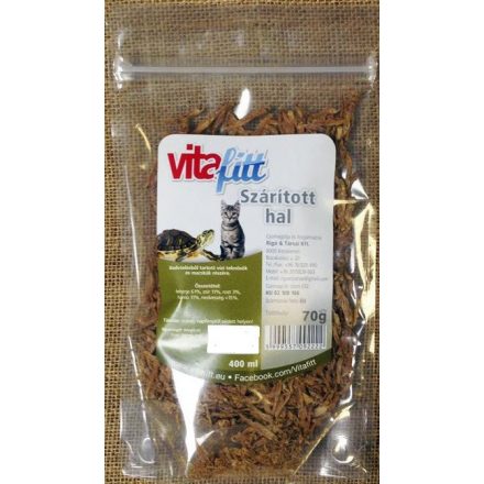 Vitafitt szárított hal 3-5cm 400ml/70g