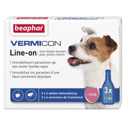 Beaphar Vermicon Dog S (>15kg) spot-on 3x