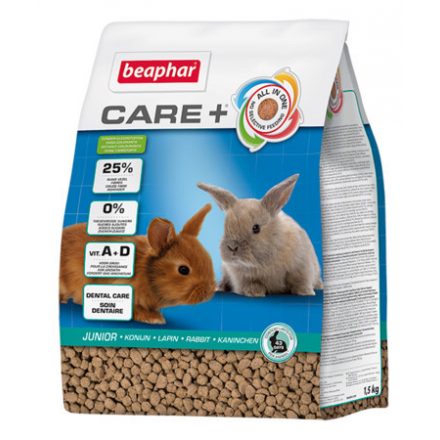 Beaphar Care+ Junior nyúl eledel 1,5kg