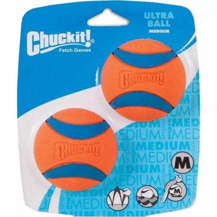 Chuckit Ultra Ball M 6 cm 2 db-os