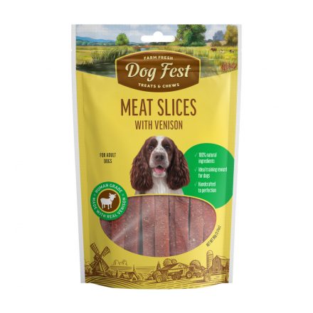 Dog Fest Meat Slice with Venision 90g