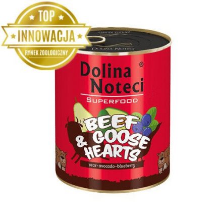 Dolina Noteci Superfood Beef and Goose Hearts 800 g