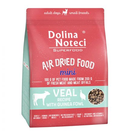 Dolina Noteci Superfood Air Dried Dog Mini Veal with Guinea Fowl 1 kg