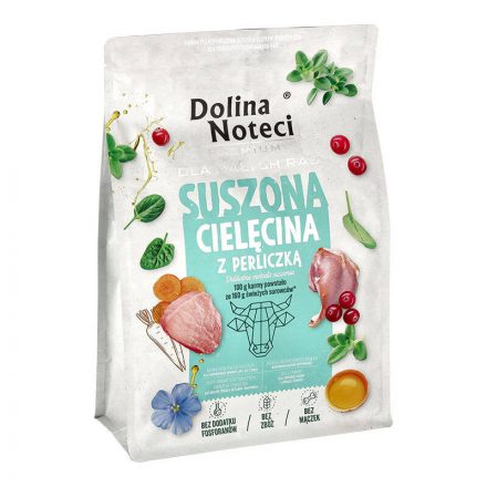 Dolina Noteci Premium Air Dried Small Breed Dog Veal and Guinea Fowl 3 kg