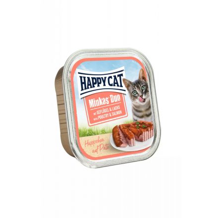 Happy Cat Minkas Duo Geflügel & Lachs (Baromfi & lazac) 100g