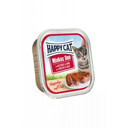 Happy Cat Minkas Duo Geflügel & Rind (Baromfi & marha) 100g