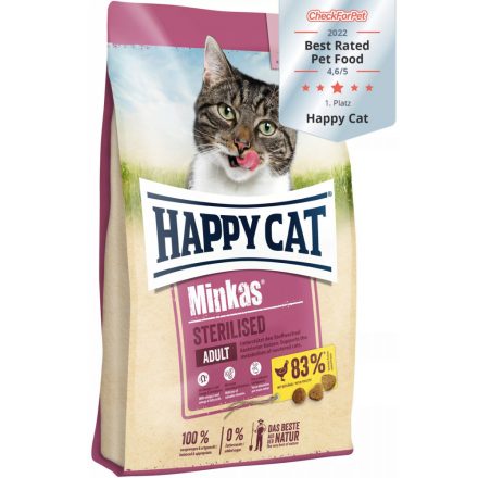 Happy Cat Minkas Sterilised (Baromfi) 10kg