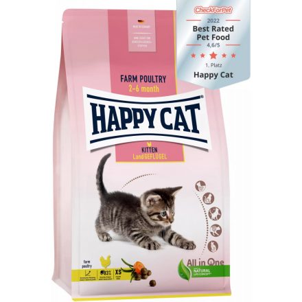 Happy Cat Young Kitten Land-Geflügel (Baromfi) 4kg