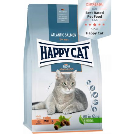 Happy Cat Indoor Adult Atlantik-Lachs (Lazac) 4kg