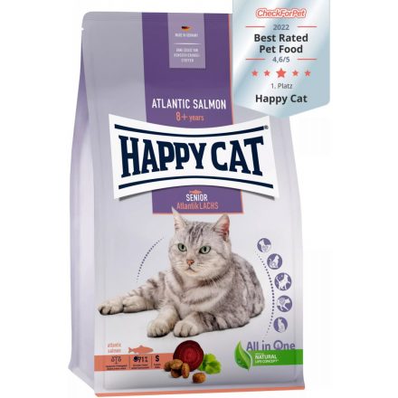 Happy Cat Senior Atlantik-Lachs (Lazac) 4kg