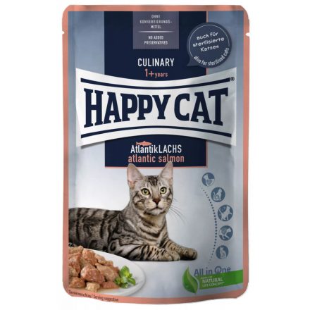 Happy Cat Meat in Sauce - Culinary Atlantik-Lachs (Lazac) 85g