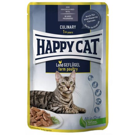 Happy Cat Meat in Sauce - Culinary Land-Geflügel (Baromfi) 85g