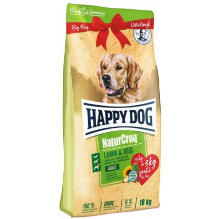 Happy Dog NaturCroq Lamm & Reis 15+3kg