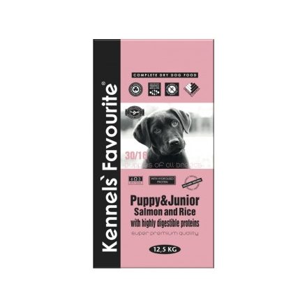 Kennels' Favourite Puppy & Junior Salmon&Rice 3kg