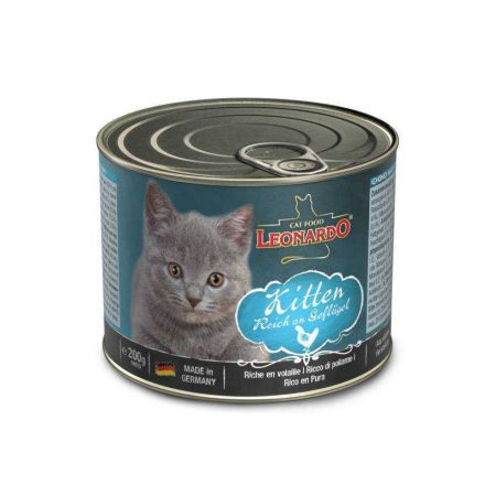 Leonardo Kitten Baromfiban gazdag 200gr