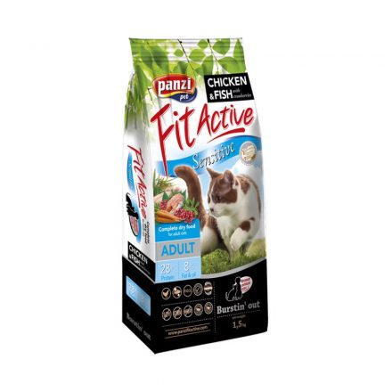 Panzi FitActive Cat Sensitive Adult Lamb&Fish 1,5kg