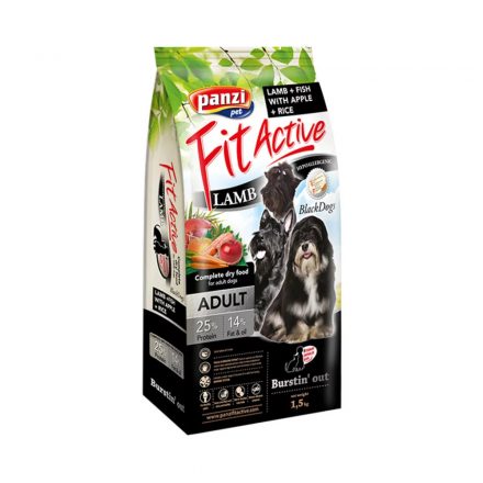 Panzi FitActive BlackDogs Adult Lamb 1,5kg Hypoallergenic 