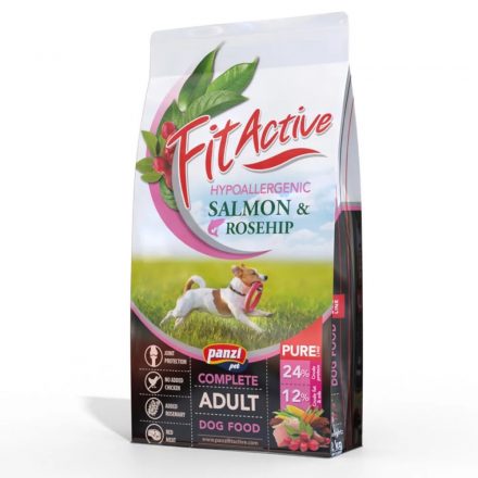 Panzi FitActive PURE Hypoallergenic Salmon-Rosehip 12kg 