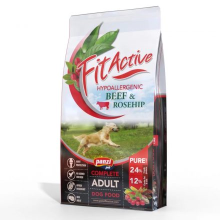 Panzi FitActive PURE Hypoallergenic Beef-Rosehip 12kg