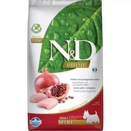 N&D Dog Prime Csirke&Gránátalma Adult Mini 2,5kg