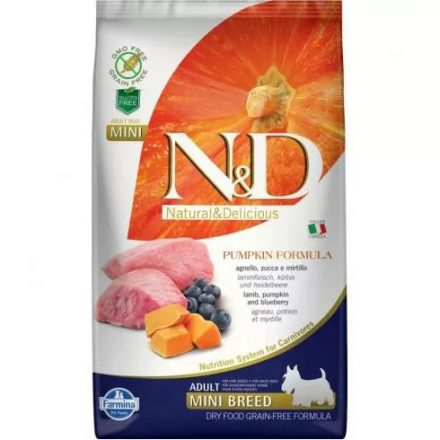 N&D Dog Grain Free Adult Mini Bárány&Áfonya 2,5kg