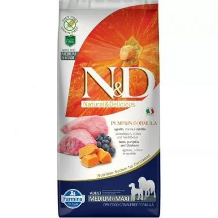 N&D Dog Grain Free Adult Medium/Maxi Bárány&Áfonya 2,5kg