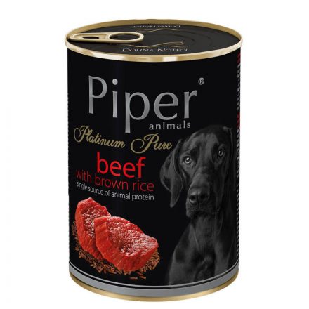 Piper Platinum Pure – Beef With Brown Rice 400 g