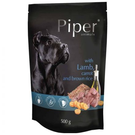 Piper With Lamb, Carrot And Brown Rice 500 g