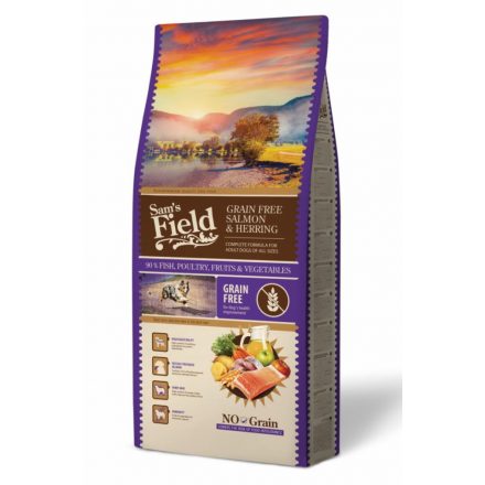 Sam's Field Grain Free Adult Poultry, Salmon & Herring 13kg