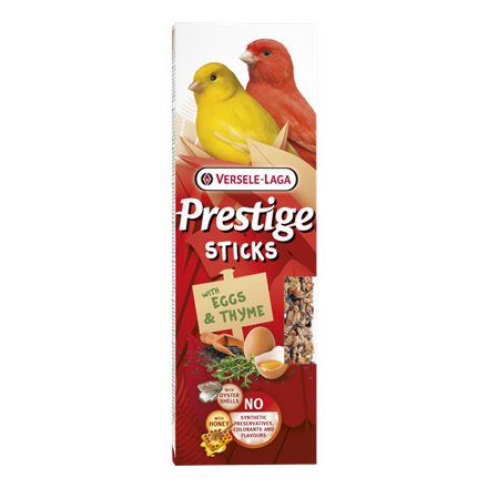 Versele-Laga Prestige Sticks Canaries with Eggs/Thyme - Tojás/Kakukkfű 2x30g