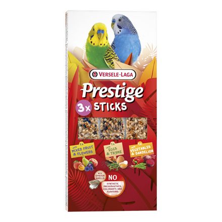 Versele-Laga Prestige Sticks Small Parakeets Triple Variety Pack - 3 féle íz 3x30g