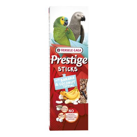 Versele-Laga Prestige Sticks Parrots Banana/Coconut banán/Kókusz 2x70g