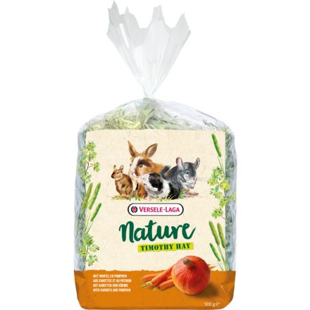 Versele-Laga Nature Timothy Hay carrot & pumpkin 500g